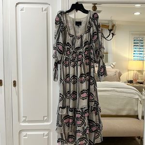 Cynthia Rowley silk dress with custom lining added
